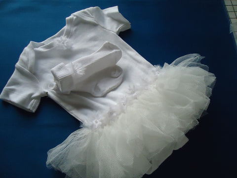 Baby Gro Tutu and Sock Set