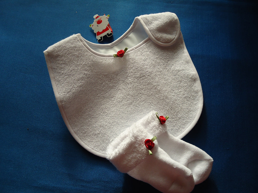 Christmas Bib and Sock Set