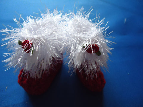 Christmas Prem Baby Bootees