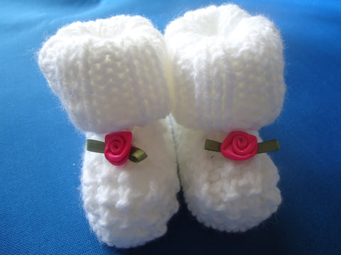 Bootee With Rose
